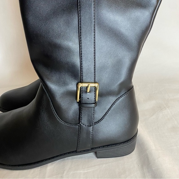 Karen Scott Deliee 2 BLK/COG Woman Boots Size 12M New - Picture 6 of 10